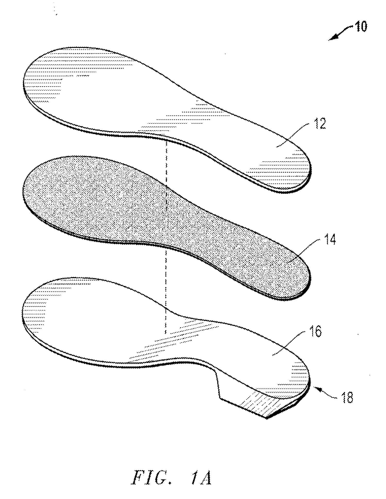 Absorbent footwear liner