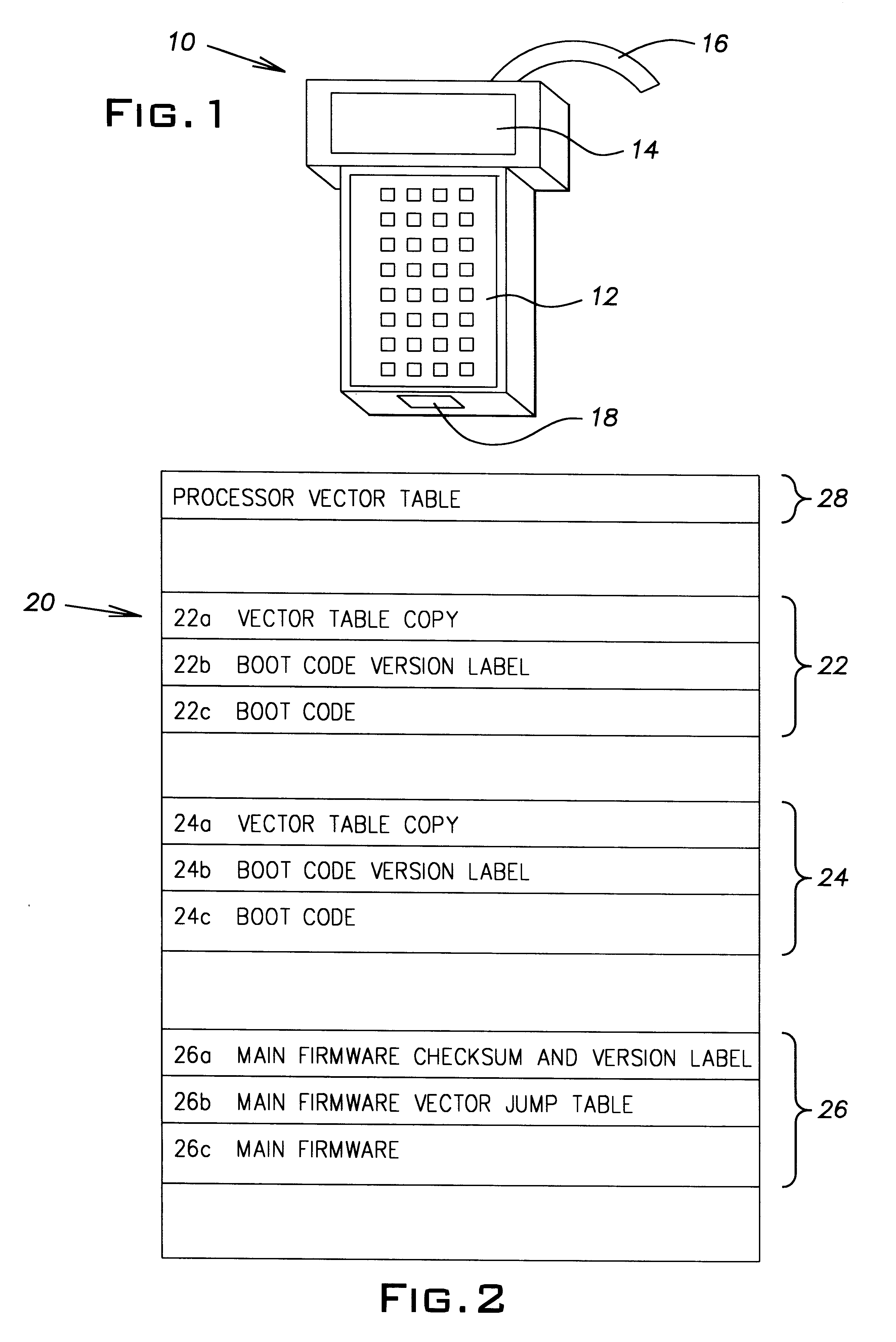 Method and apparatus for upgrading firmware boot and main codes in a programmable memory
