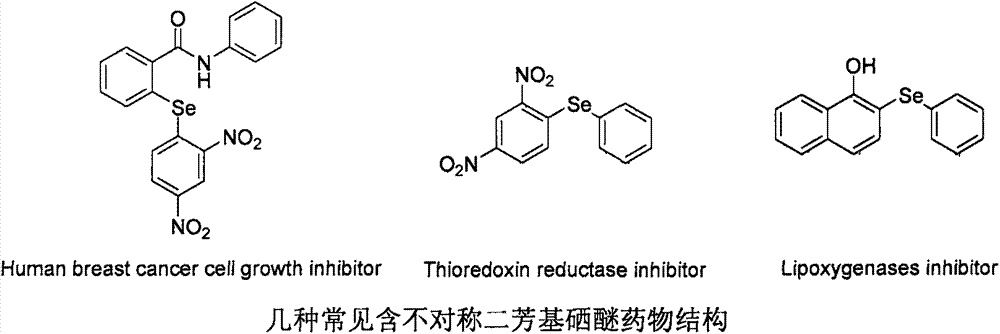 Method for synthesizing asymmetric diaryl selenide compound