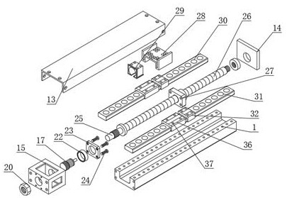 Precise linear module with protection structure