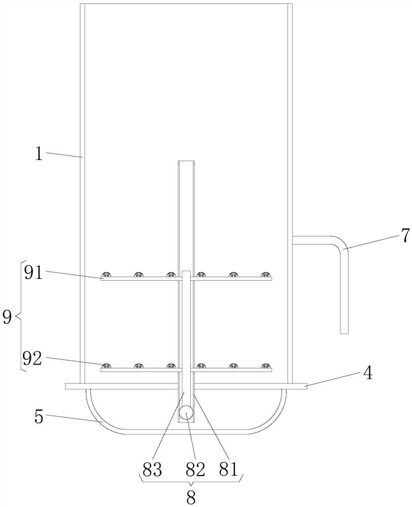 Incineration device for solid waste treatment