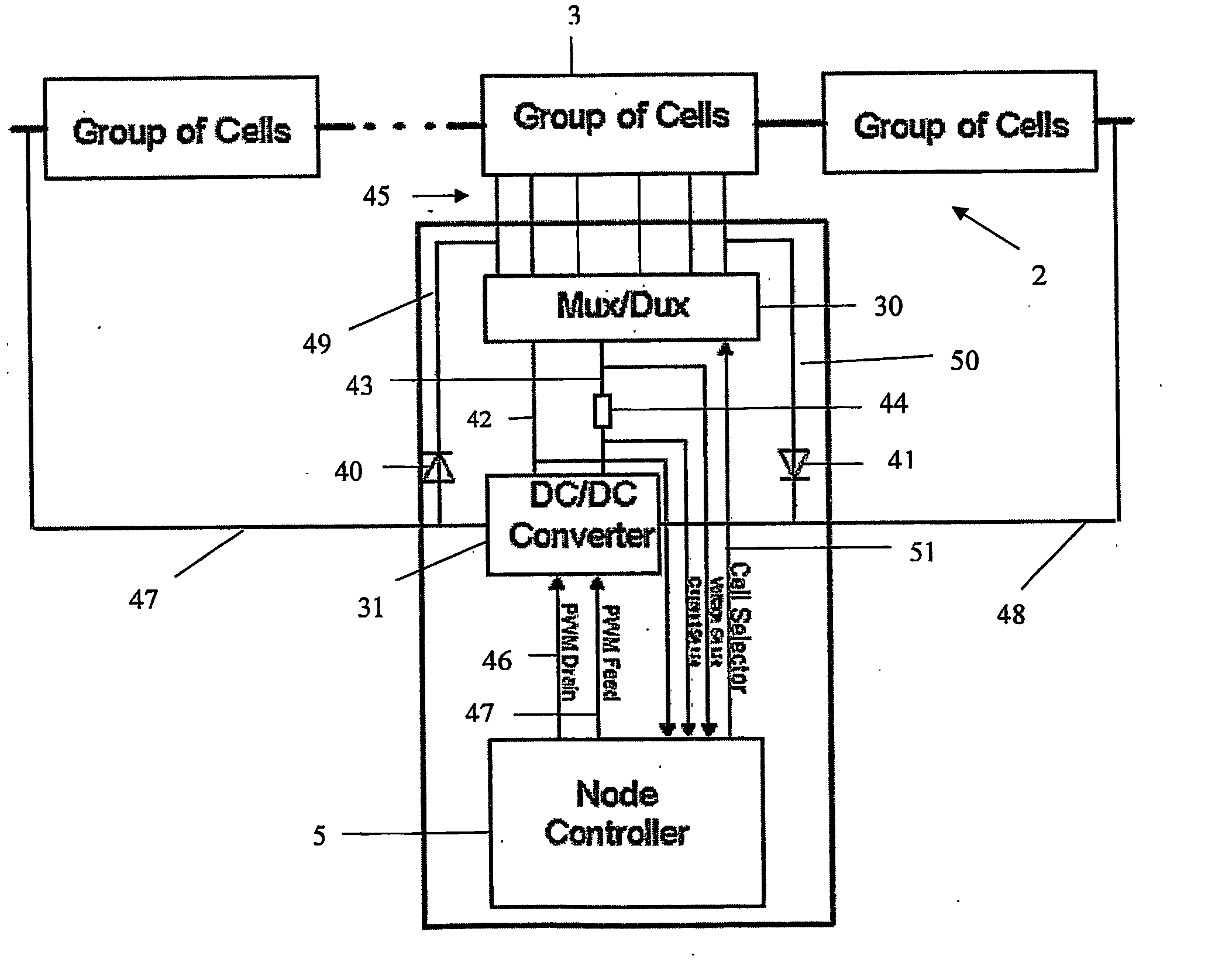 Modular battery management apparatus with cell sensing and energy redistribution capabilities