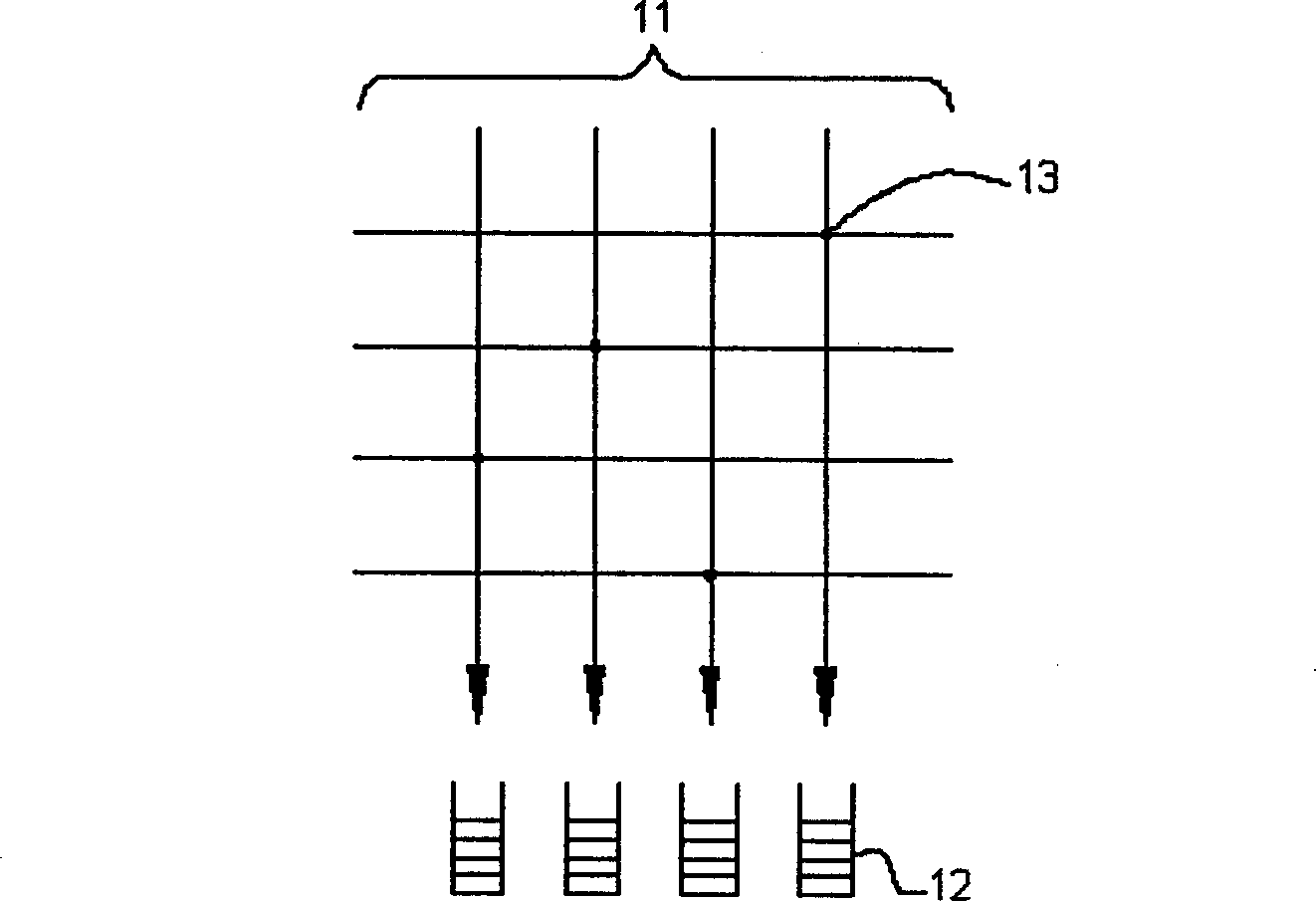 Load balance type exchanging equipment and device having multi-stage buffer