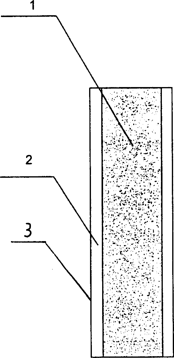 Metal based board with copper foil coated compound medium