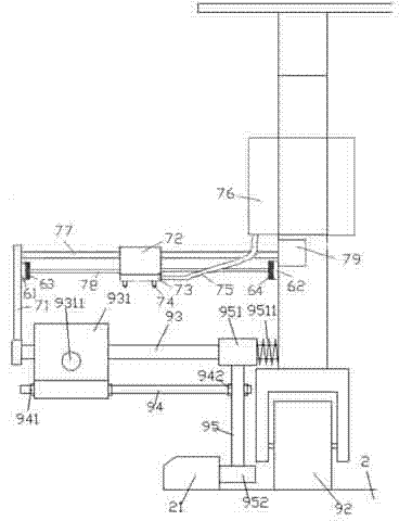 Garden road curbstone trimming device using limit sensor and use method of device