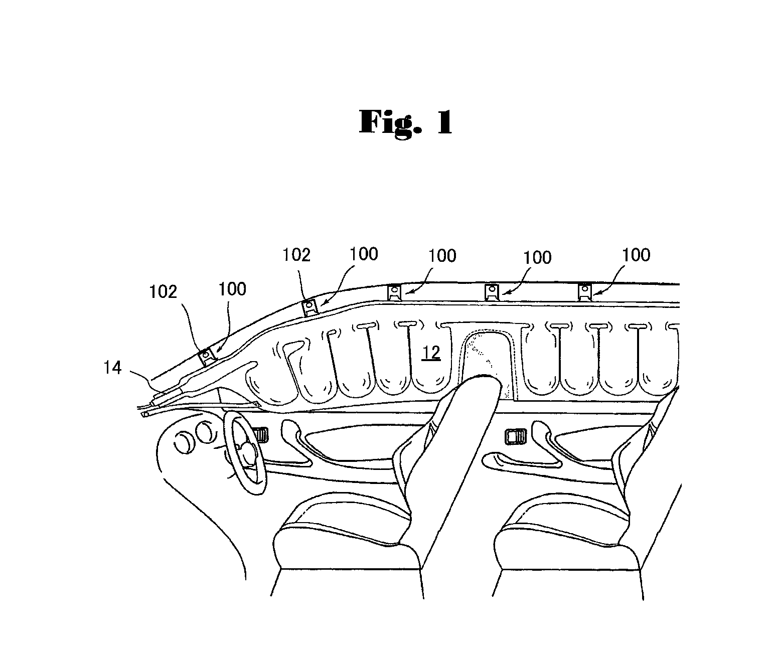 Curtain airbag device and method of manufacturing the same