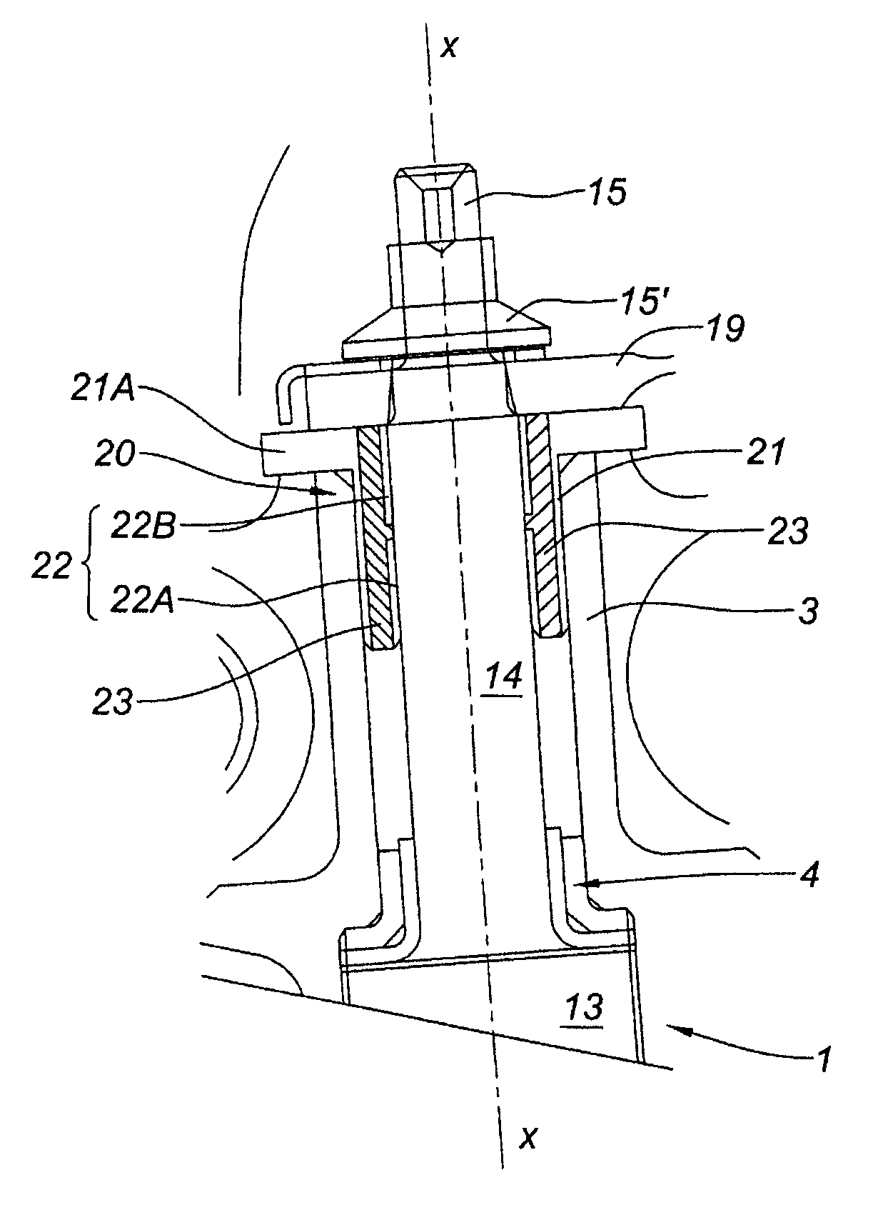 Bearing for variable pitch stator vane