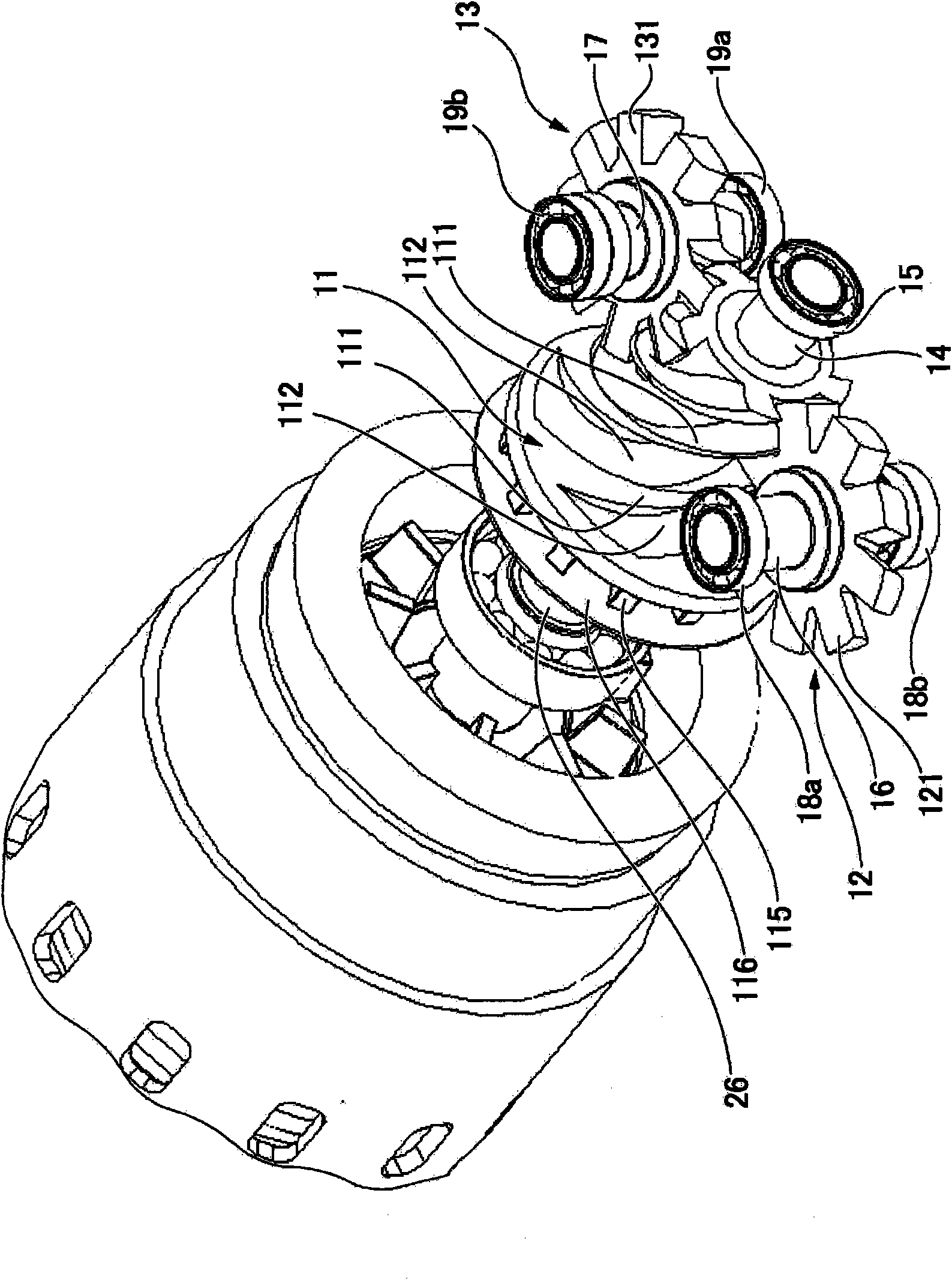 Volume type gas compressor