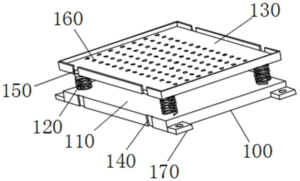 New energy automobile battery damping device