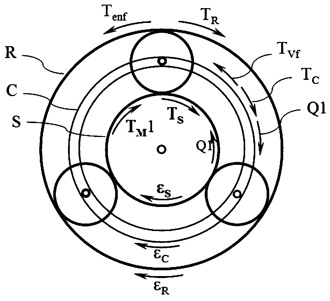 A gasoline-electric hybrid transmission for automobiles