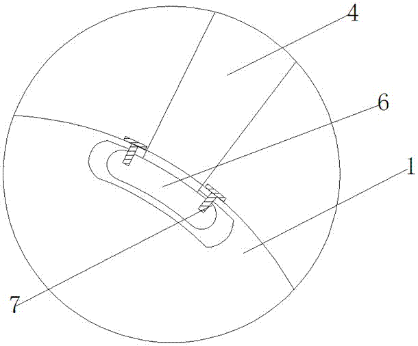 Copper wire take-up reel opening and closing reinforcing device