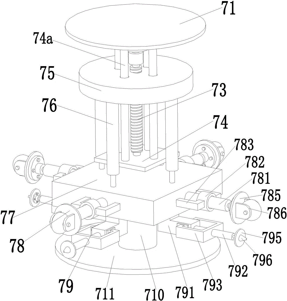 Lifting locking device used for decontaminating sewer of concrete road