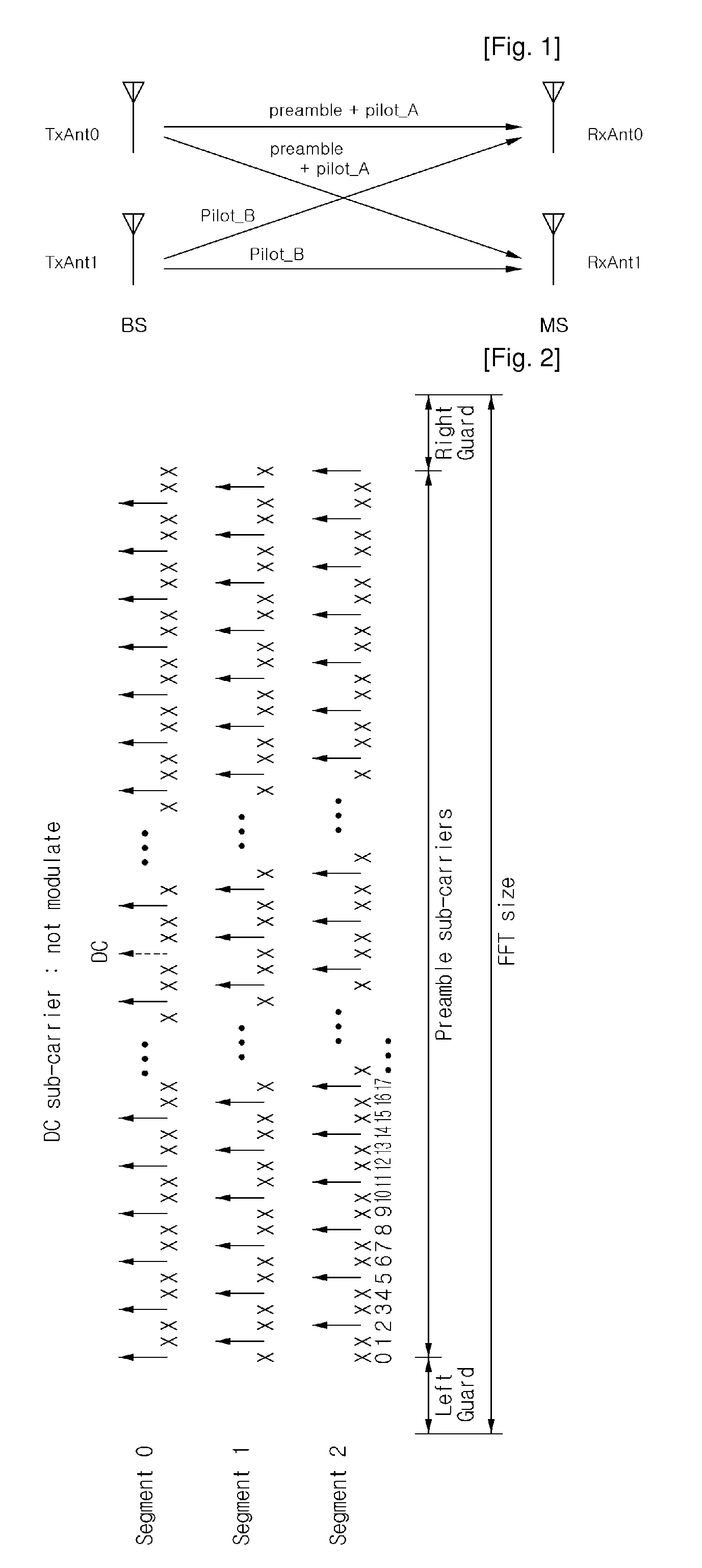 Apparatus and method for estimating and compensating time offset and/or carrier frequency offset in MIMO system based ofdm/ofdma