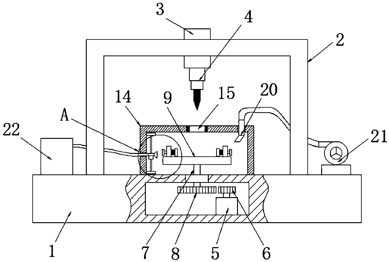 Cutting apparatus for bearing pedestal cutting