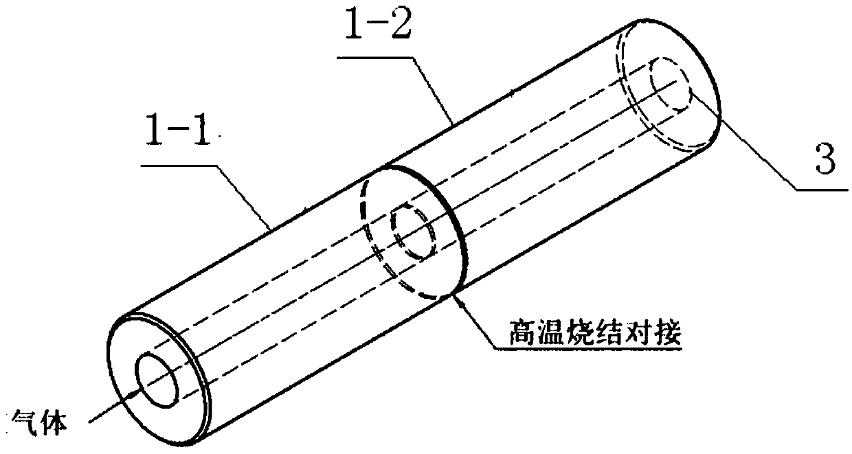 Quartz casing inner hole purging end cap and purging method