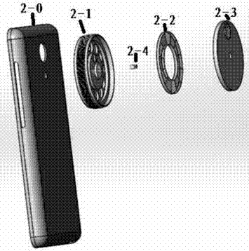 Portable multispectral imaging method and portable multispectral imaging device for mobile phones