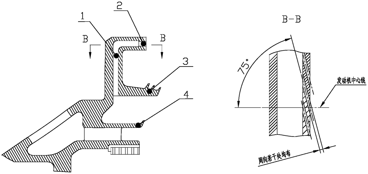 Turbine disk cavity sealing structure with bypass gas entraining