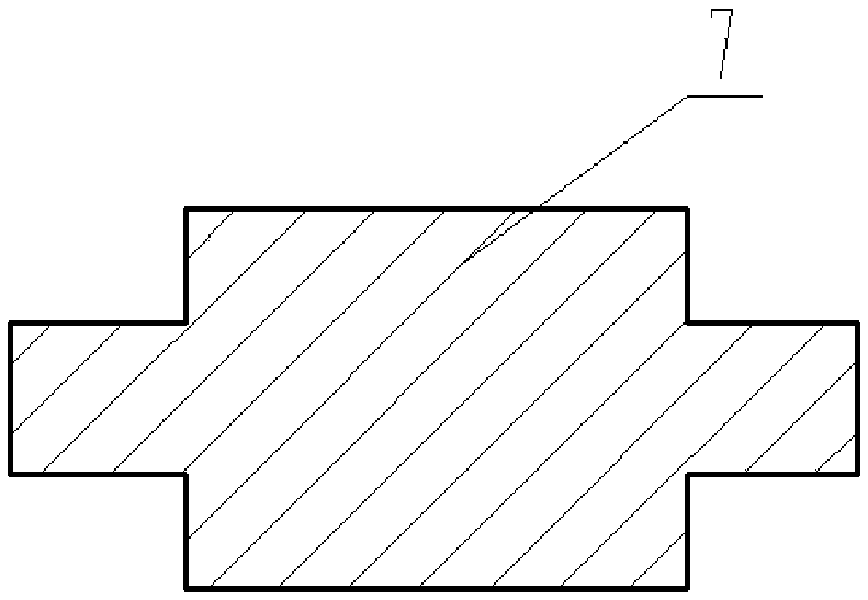 A two-roll continuous casting slab corner rolling device with inclined rolls