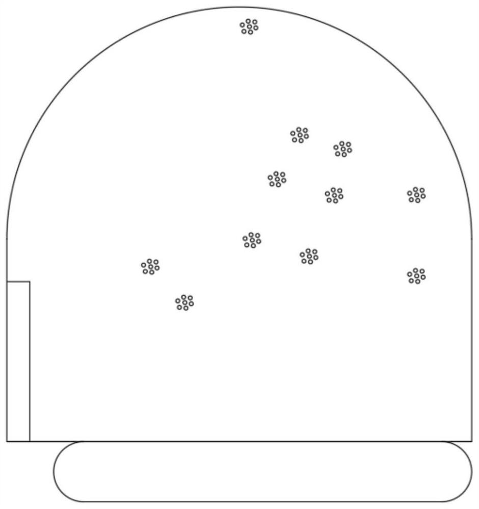 Head-mounted acupuncture point stimulation device based on Fangshi head acupuncture therapy and used for adults