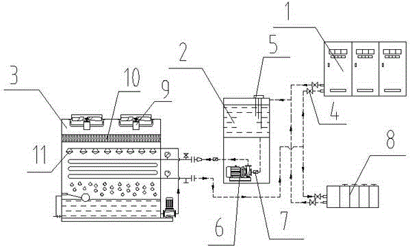 Medium-frequency power supply water cooling system