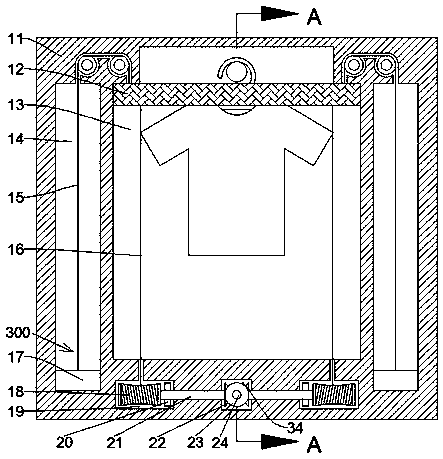 Automatic shaving device for knitted shirts