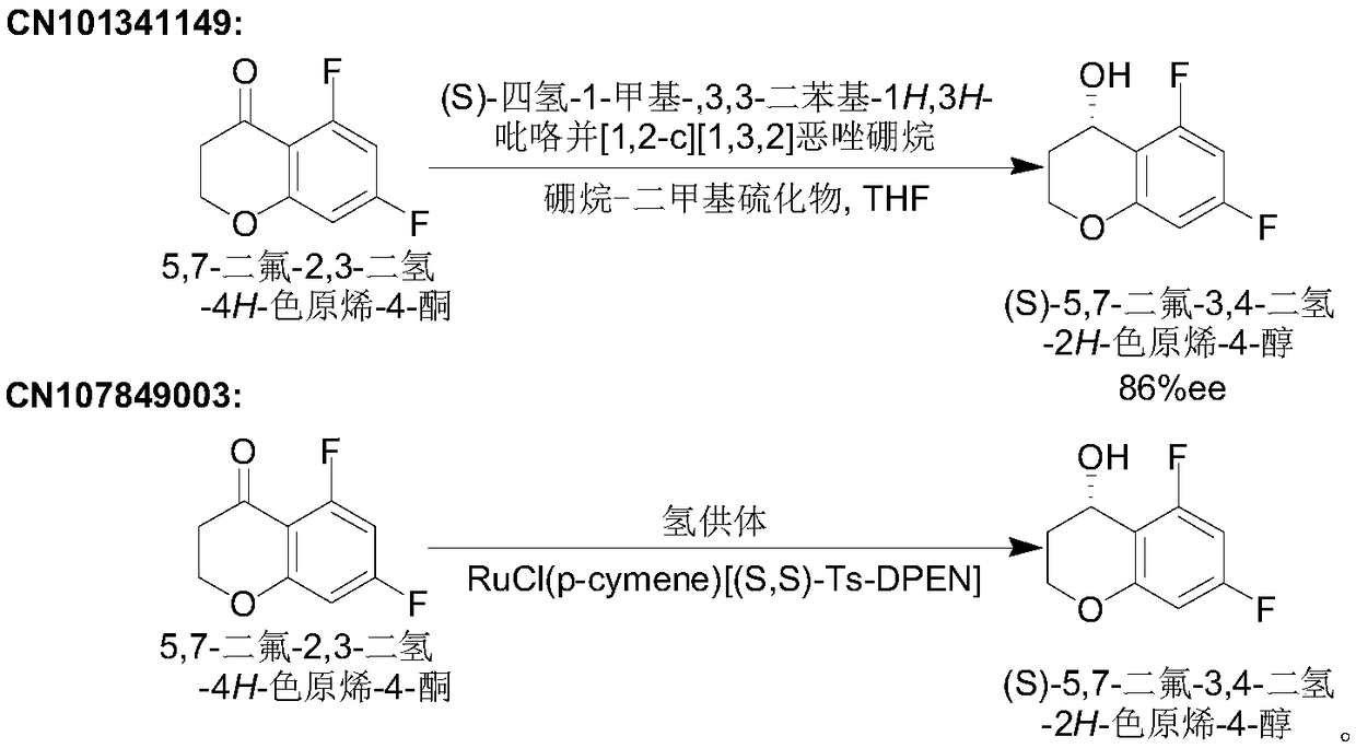 Method for synthetizing Tegoprazan chiral alcohol