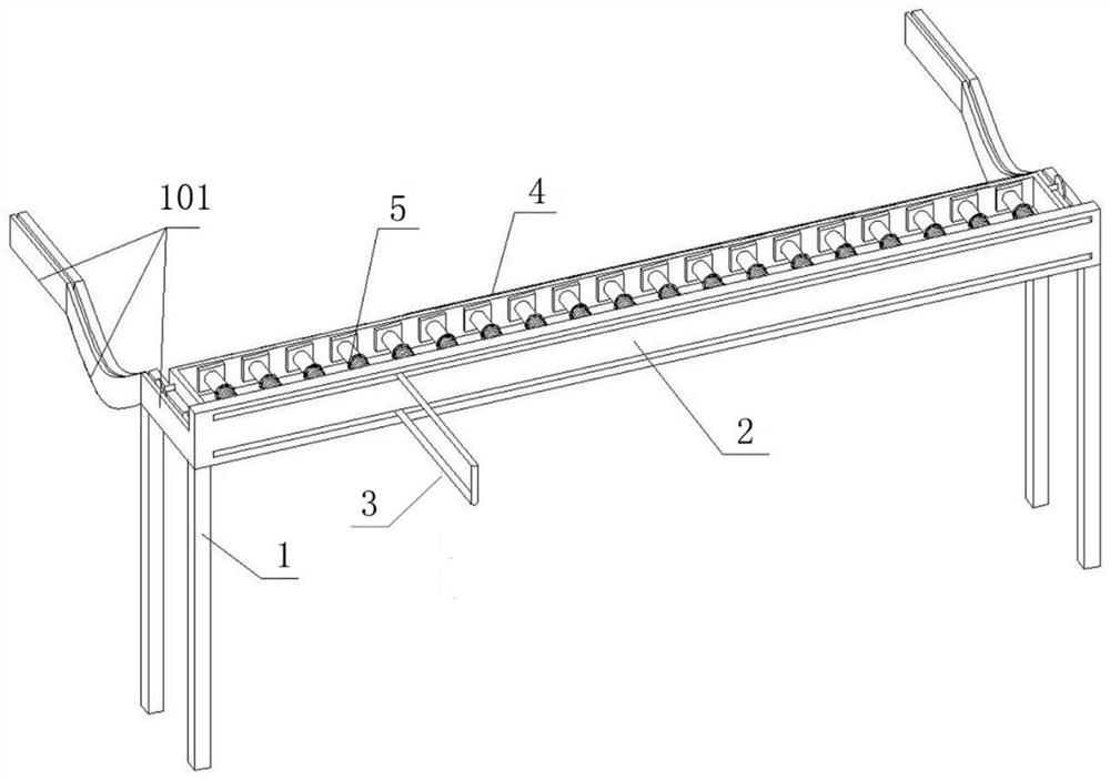 Tobacco arranging device for loading tobacco in barn and method of use thereof