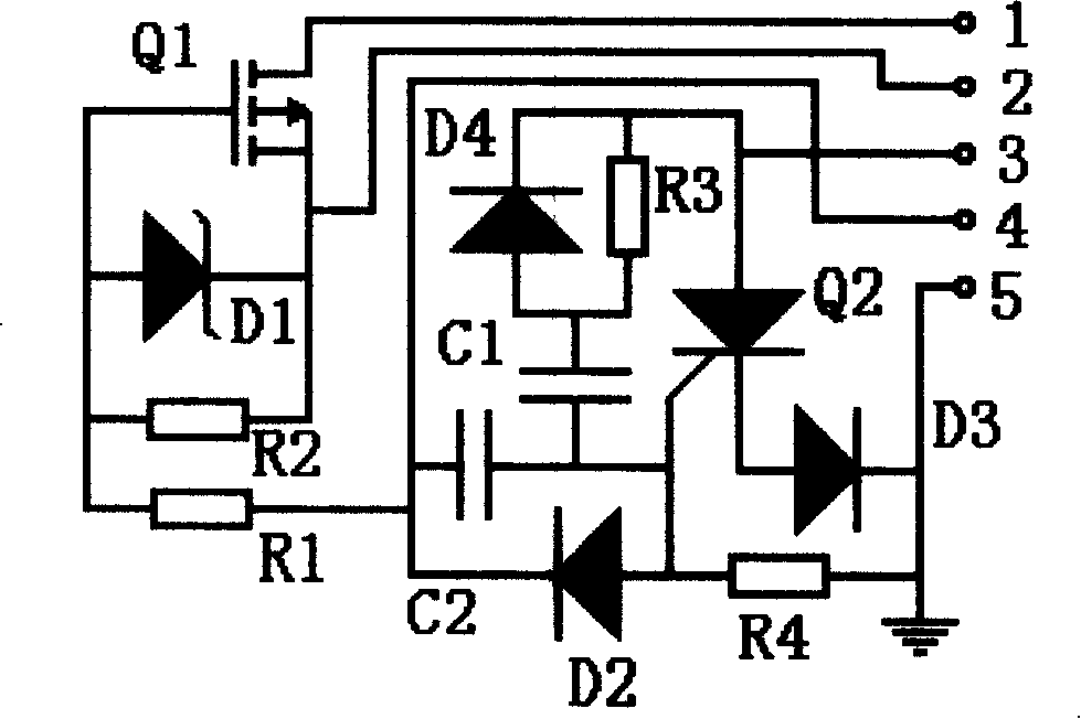 Motorcycle power supply switch flameout circuit