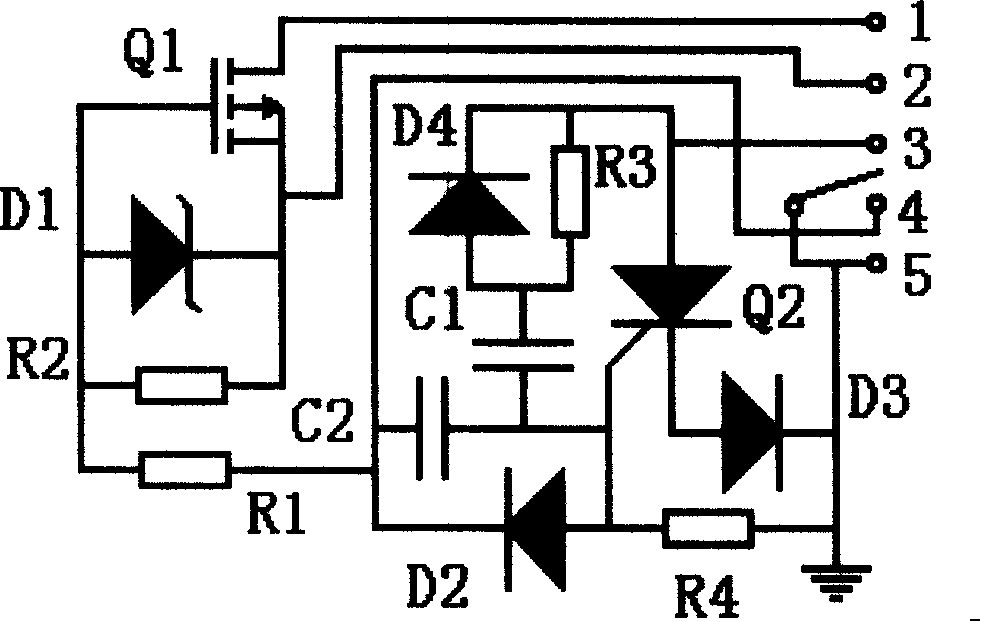 Motorcycle power supply switch flameout circuit