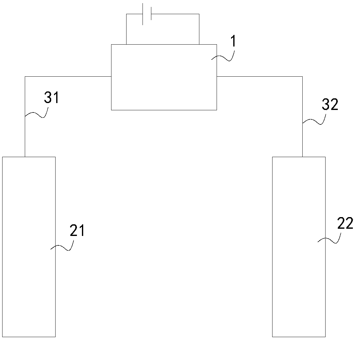 Air conditioner capable of applying electrochemical compressor and detection method and device for hydrogen leakage