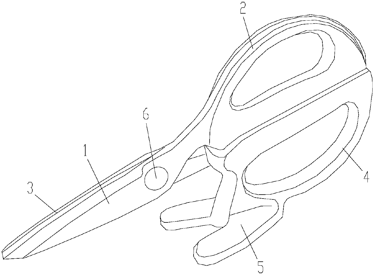 Split shear convenient to place