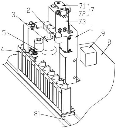 Test tube rotation mechanism and test tube rotation code scanning device