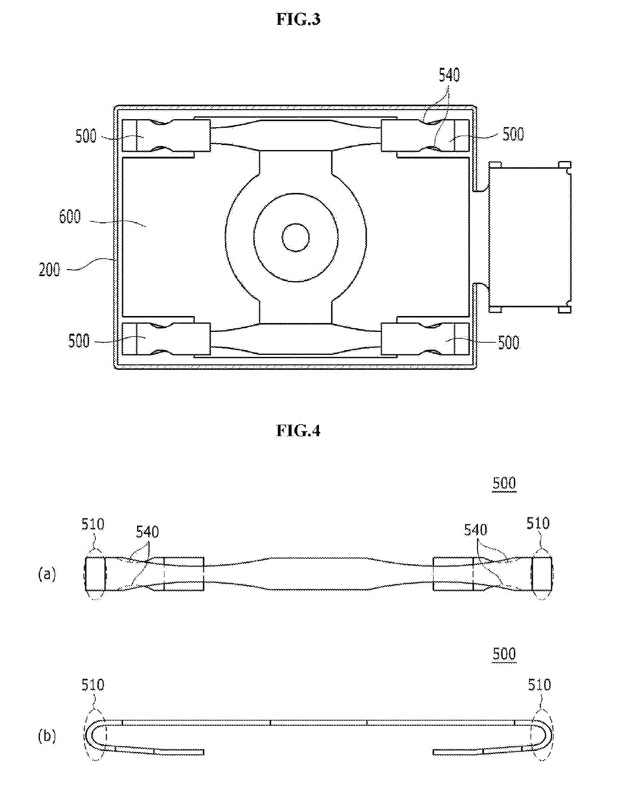 Linear vibration generator including plate type spring having bent portion