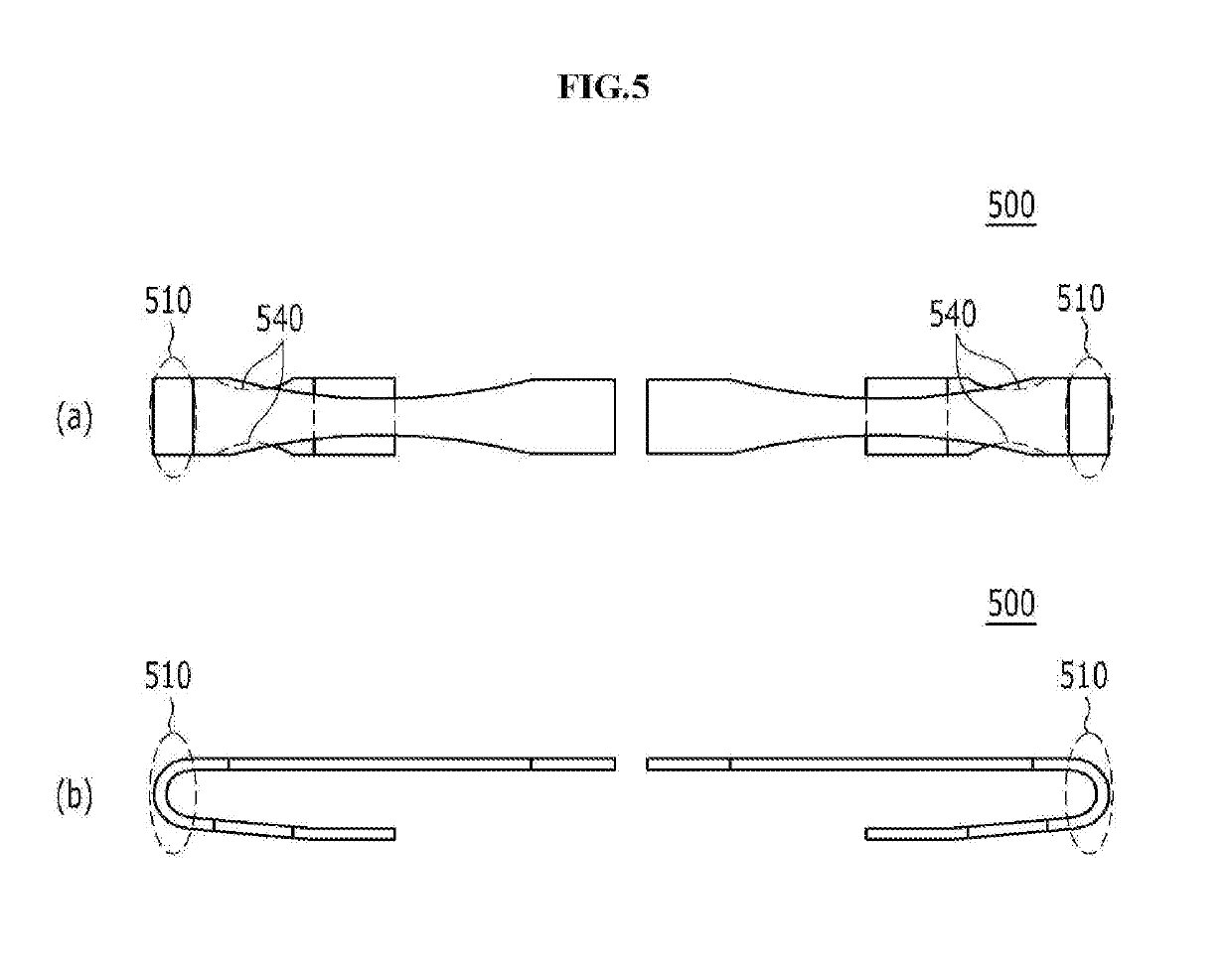 Linear vibration generator including plate type spring having bent portion