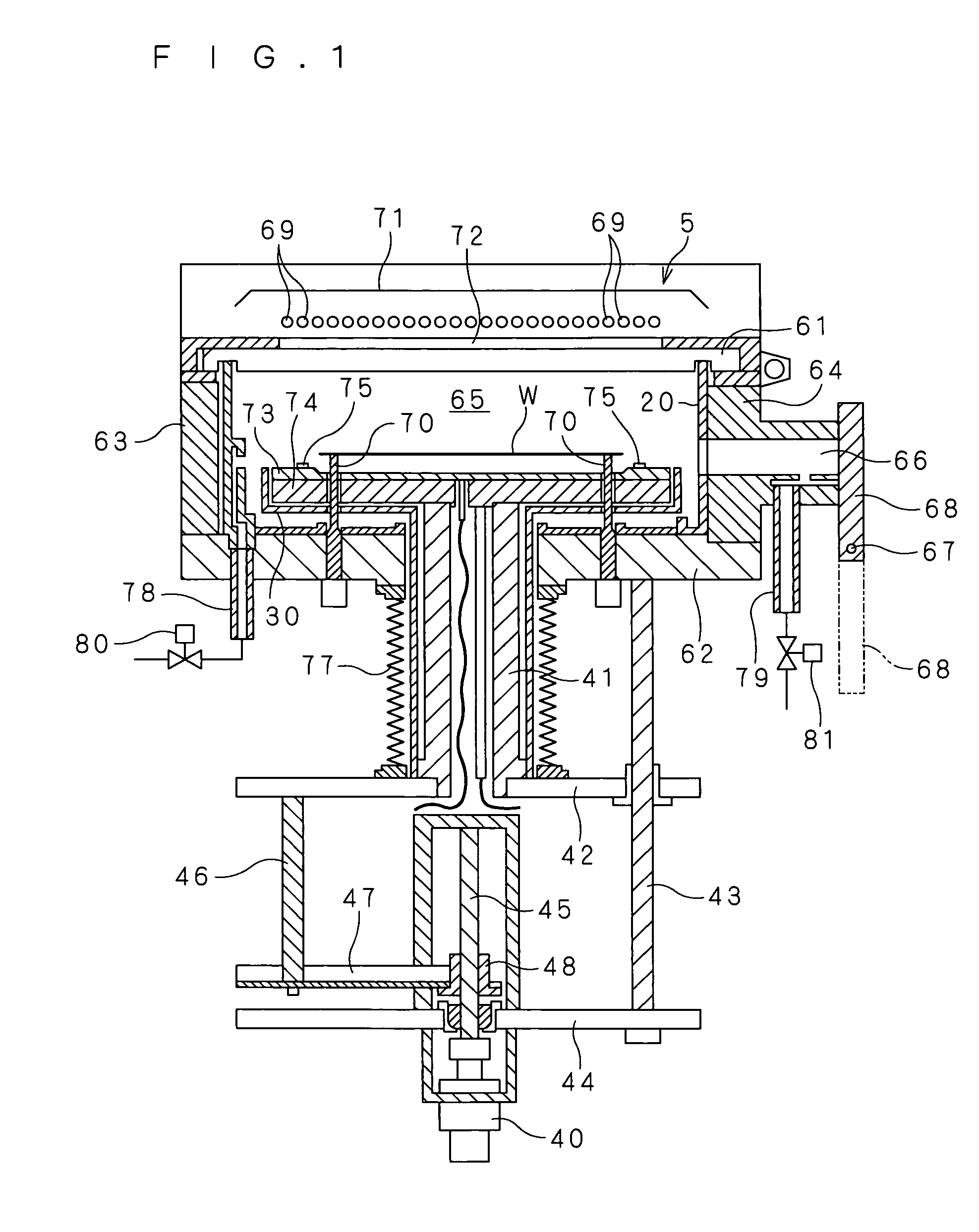 Heat treatment apparatus by means of light irradiation