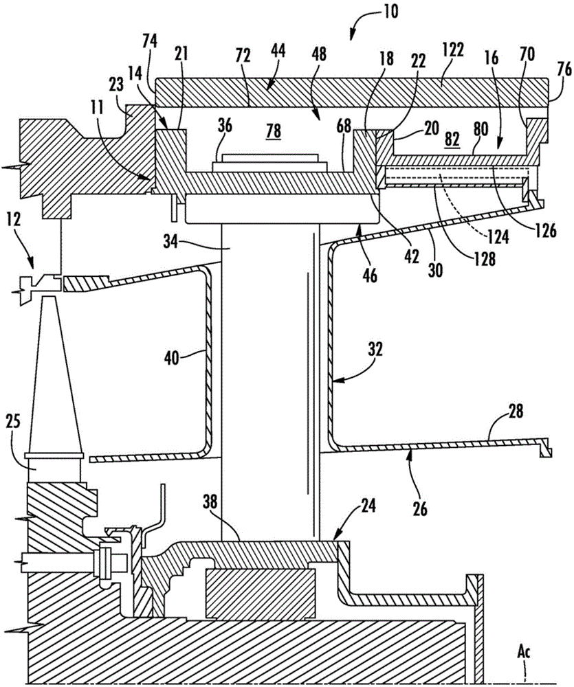 Gas turbine engine with multiple component exhaust diffuser operating in conjunction with an outer case ambient external cooling system