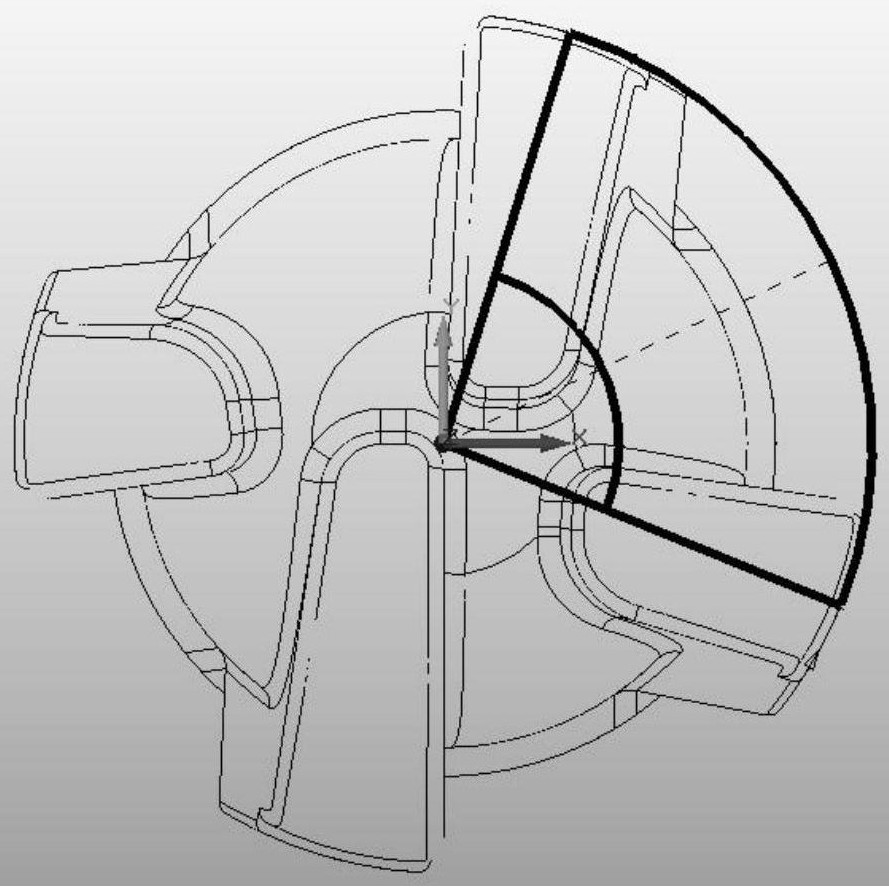 PDC drill bit machining method based on machine tool programming