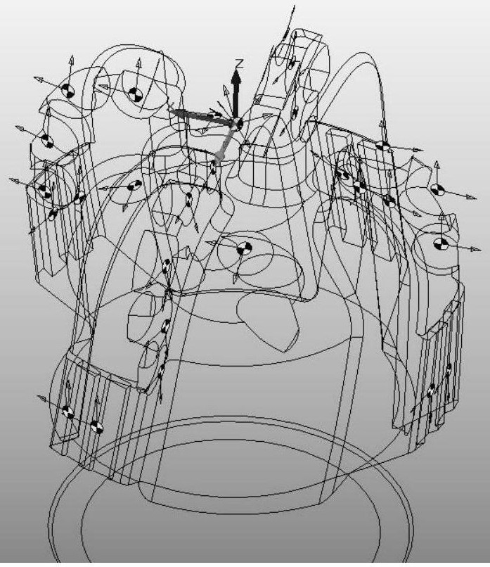 PDC drill bit machining method based on machine tool programming