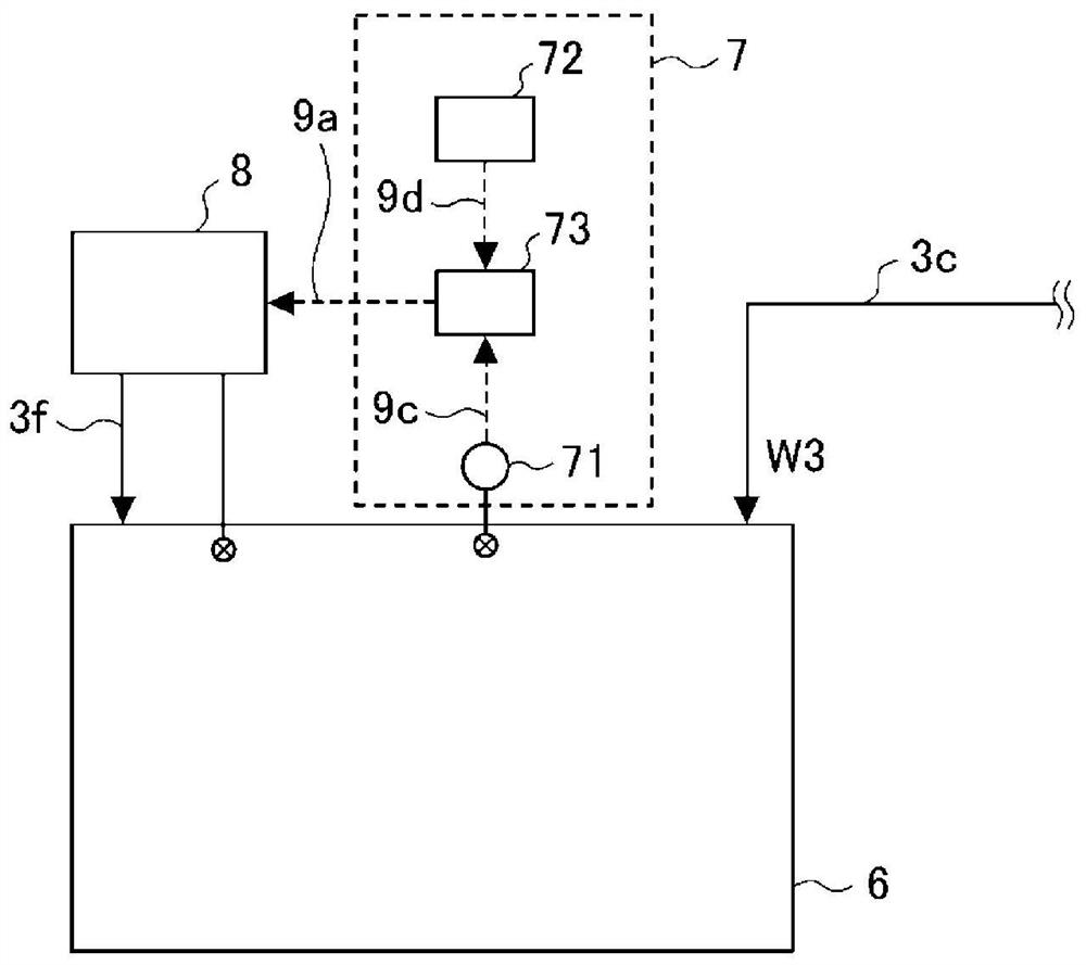 Membrane cleaning device and membrane cleaning method