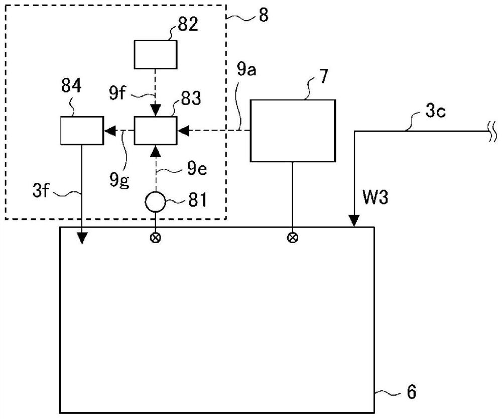 Membrane cleaning device and membrane cleaning method