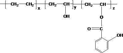Phenolic hydroxyl benzoate based macromolecular antibacterial material preparation method
