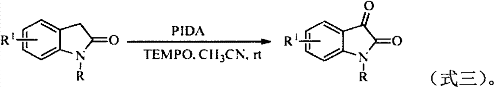 Preparation method of isatin derivatives