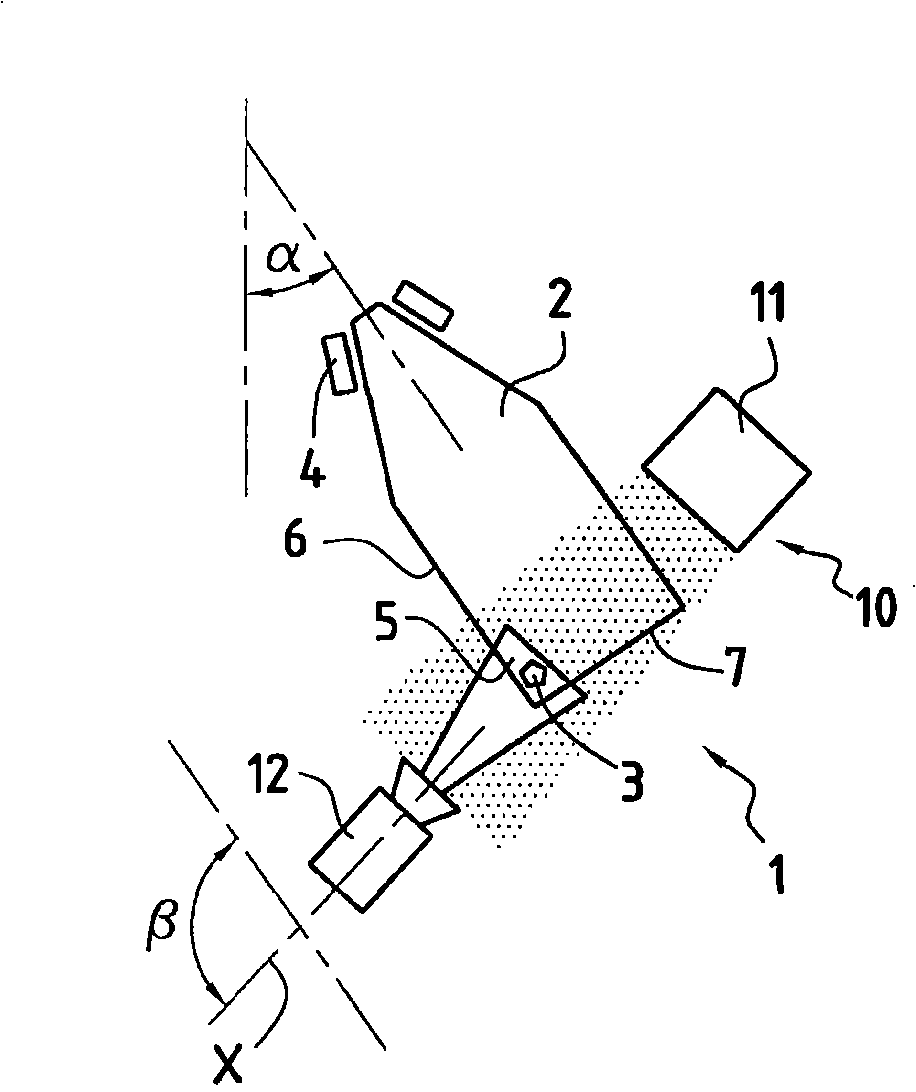 Method and installation for detecting bodies inside a container