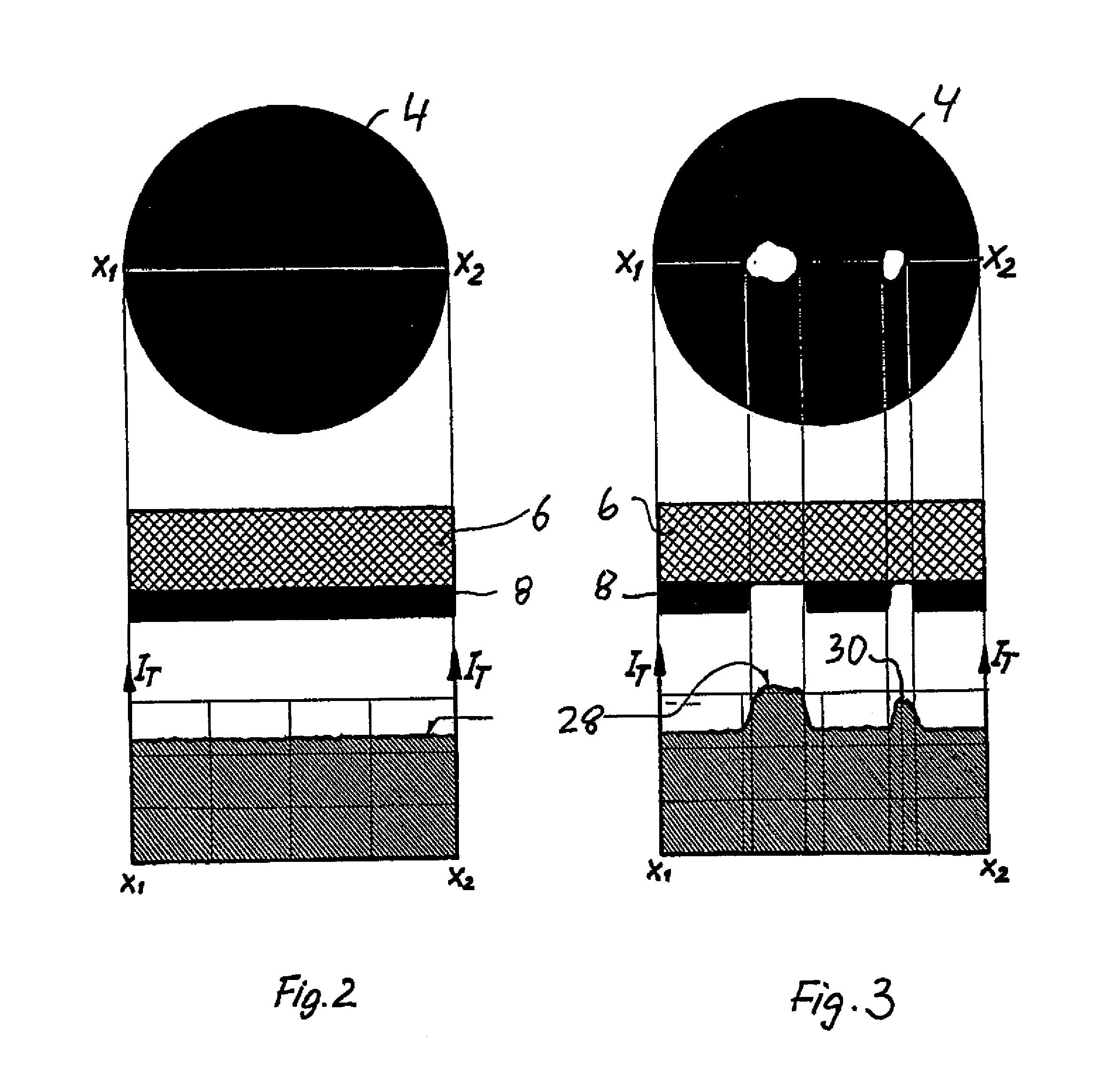 X-ray tube and method for examining a target by scanning with an electron beam