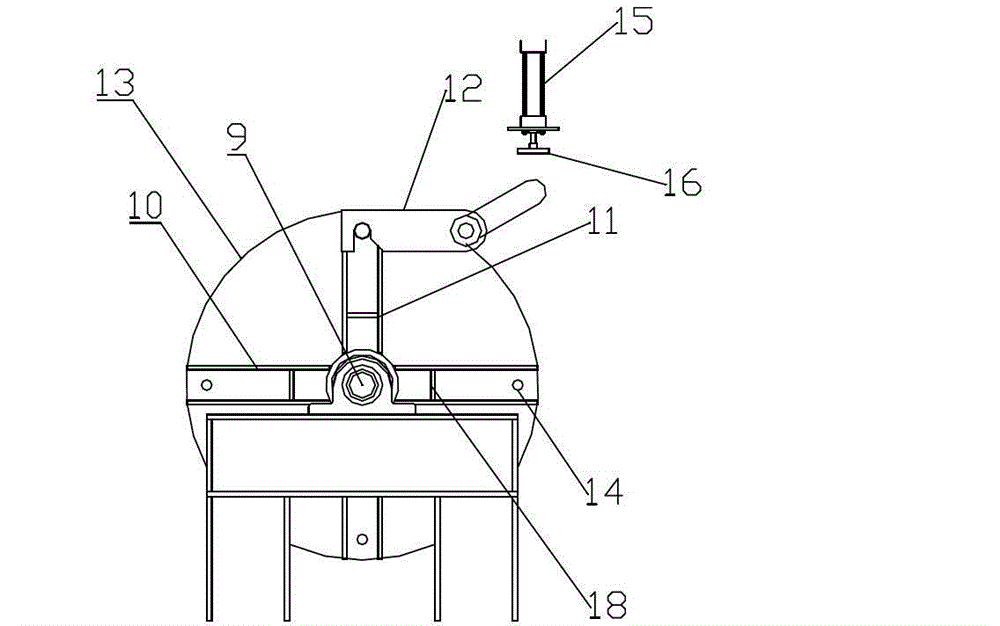 Crawler belt plate shot blasting machine