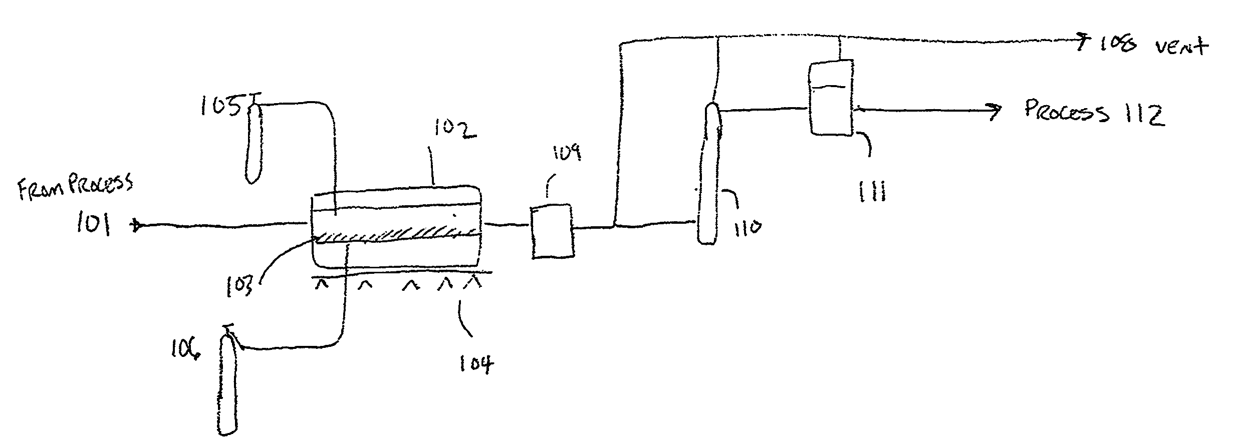 Method for the recycling and purification of an inorganic metallic precursor