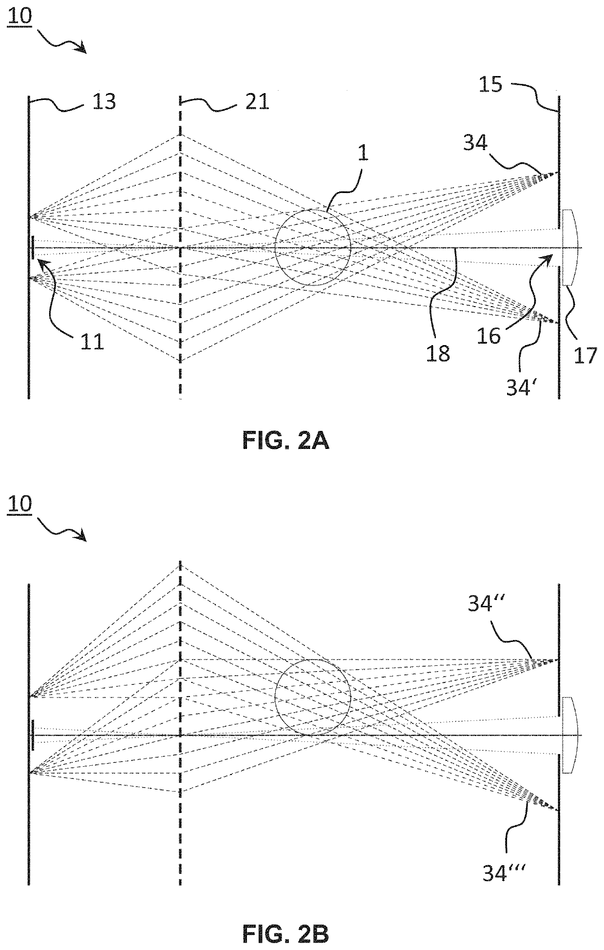 Device for optical inspection of empty and liquid-filled containers