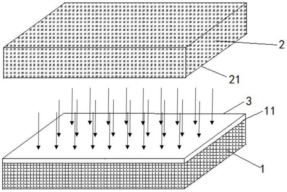 A kind of heterogeneous semiconductor thin film and preparation method thereof