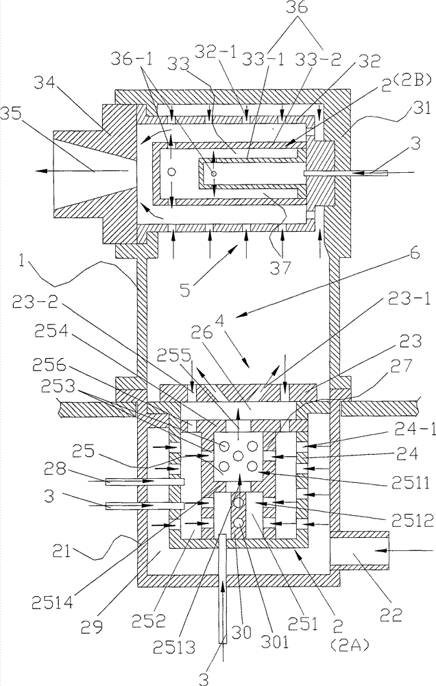 Burner capable of producing multiple burning working condition characteristics
