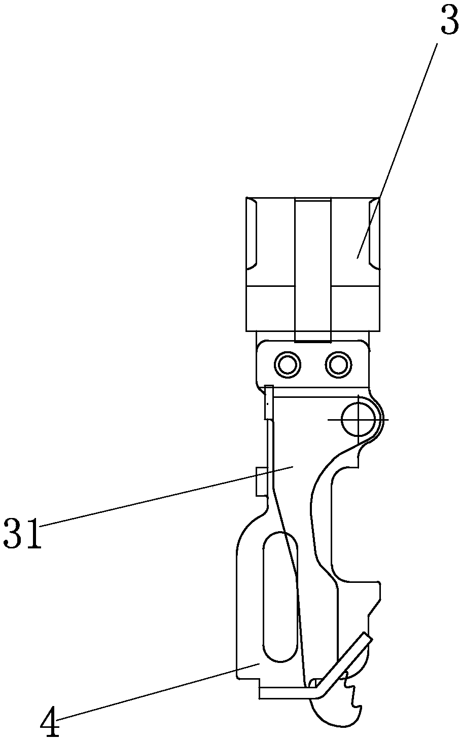 Mute automatic lock capable of achieving quick locking